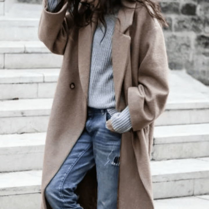 Violette | Manteau Oversize Femme | Incontournable d’Hiver - Looksy