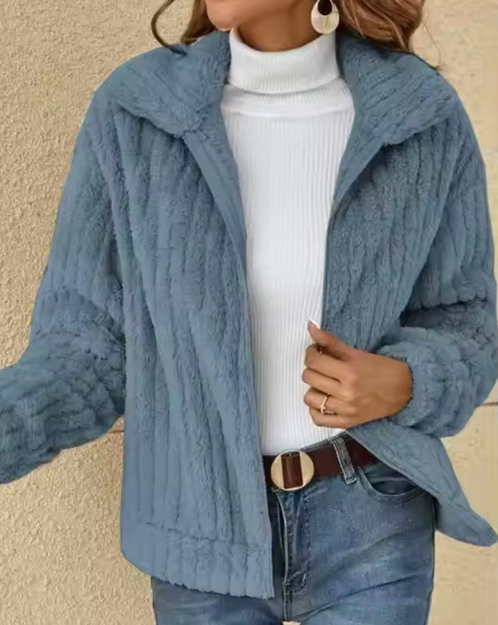 Veste Fausse Fourrure : Chaleur Douce et Élégance Hivernale