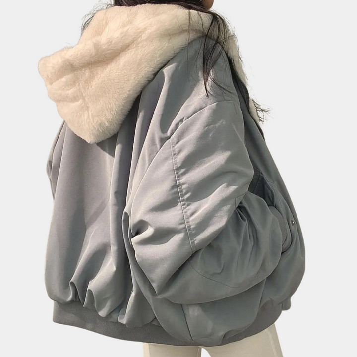 Livia manteau hiver femme à capuche – chaud, stylé et confortable