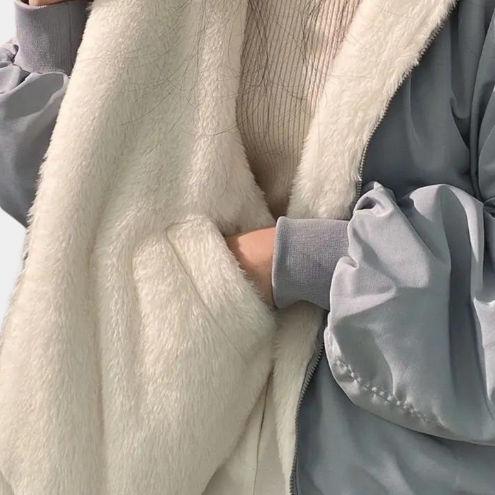 Livia manteau hiver femme à capuche – chaud, stylé et confortable