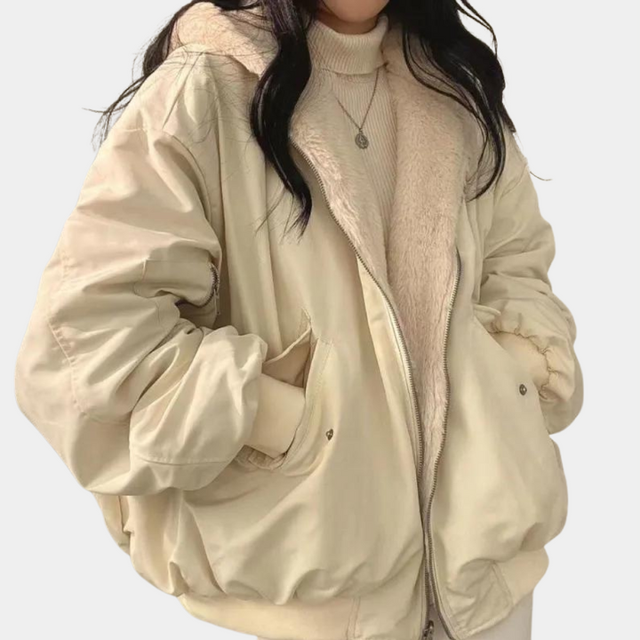Livia manteau hiver femme à capuche – chaud, stylé et confortable