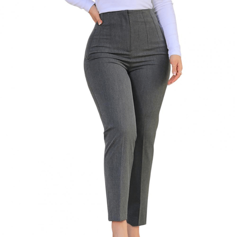 Zerlina | Pantalon Femme Élégant Coupe Ajustée | Taille Haute - Looksy