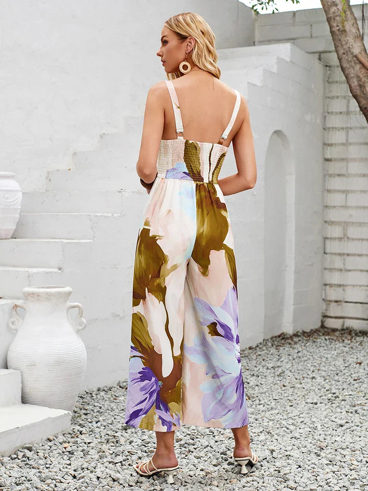 Combinaison Sofia Femme Imprimée Élégante et Confortable
