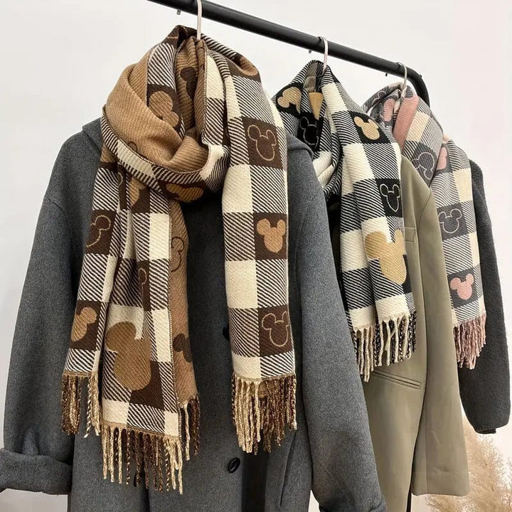 Écharpe Laine Carreaux : Douceur Tendance Hivernale