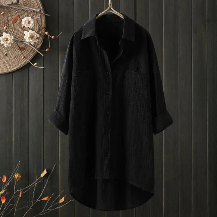 Chemise Oversize Chic : Confort Fluide & Élégance Polyvalente