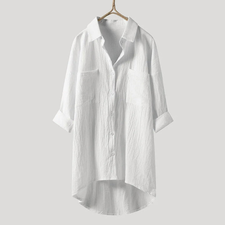 Chemise Oversize Chic : Confort Fluide & Élégance Polyvalente