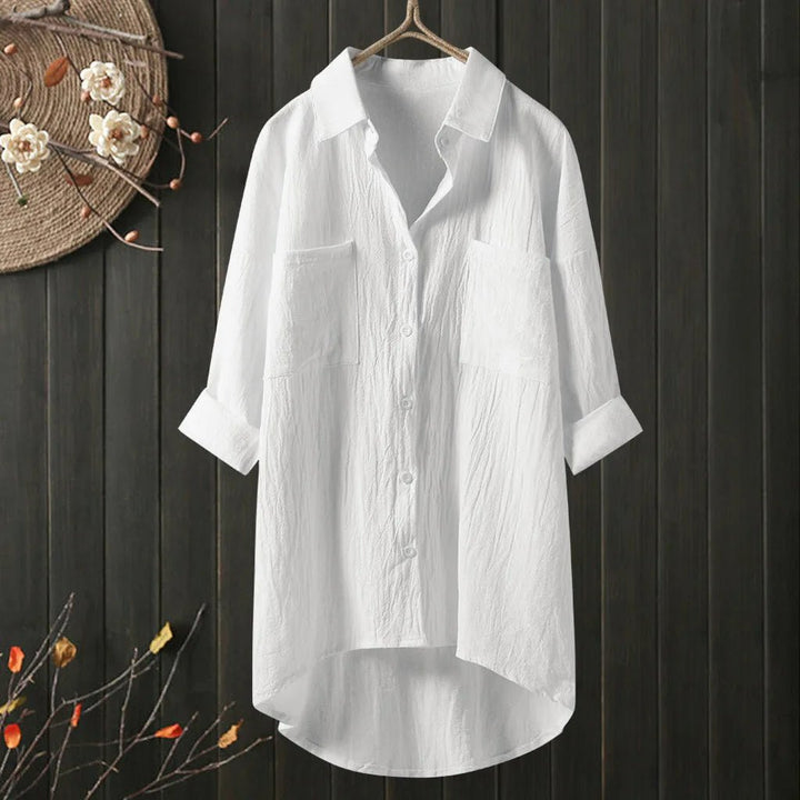 Chemise Oversize Chic : Confort Fluide & Élégance Polyvalente