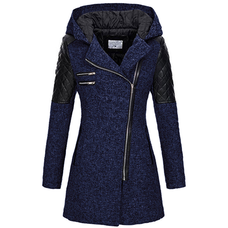 Manteau Asymétrique Chic : Style Moderne, Chaleur & Allure Unique