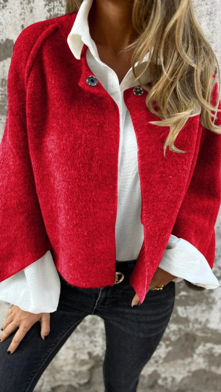 Veste en Laine Élégante Femme - Confort Idéal Automne