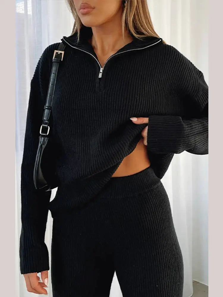 Ensemble Pull & Pantalon : Confort Absolu, Détente Chic