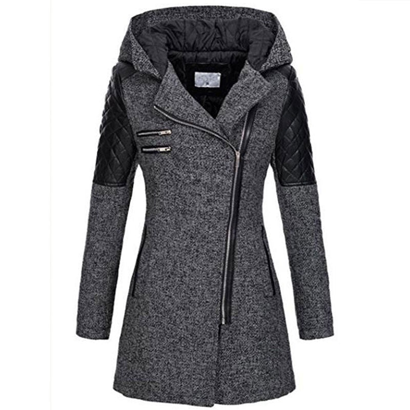 Manteau Asymétrique Chic : Style Moderne, Chaleur & Allure Unique