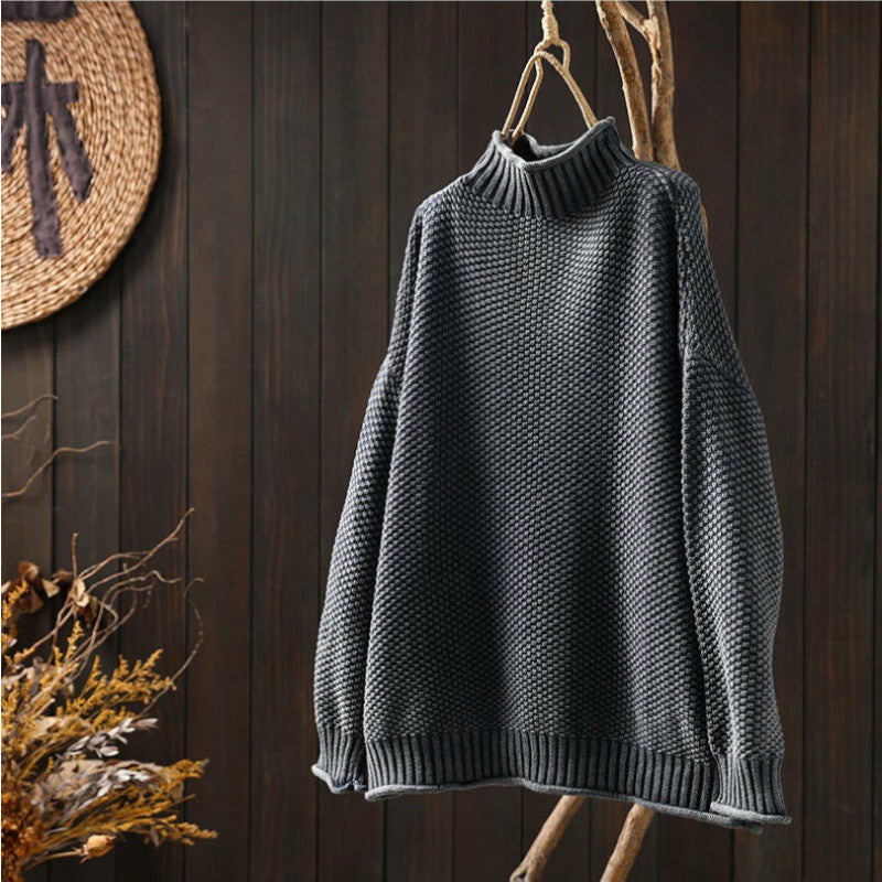Pull Oversize Maille Épaisse Hiver | Élégant & Chaleureux
