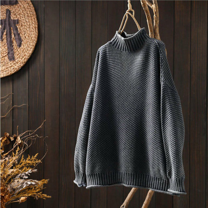 Pull Oversize Maille Épaisse Hiver | Élégant & Chaleureux