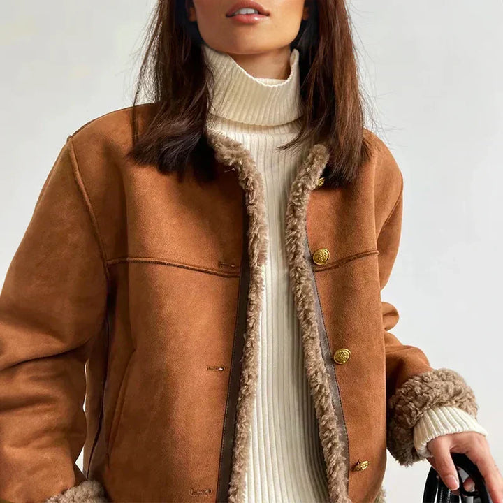 Veste Courte Effet Mouton : Chaleur Chic & Tendance