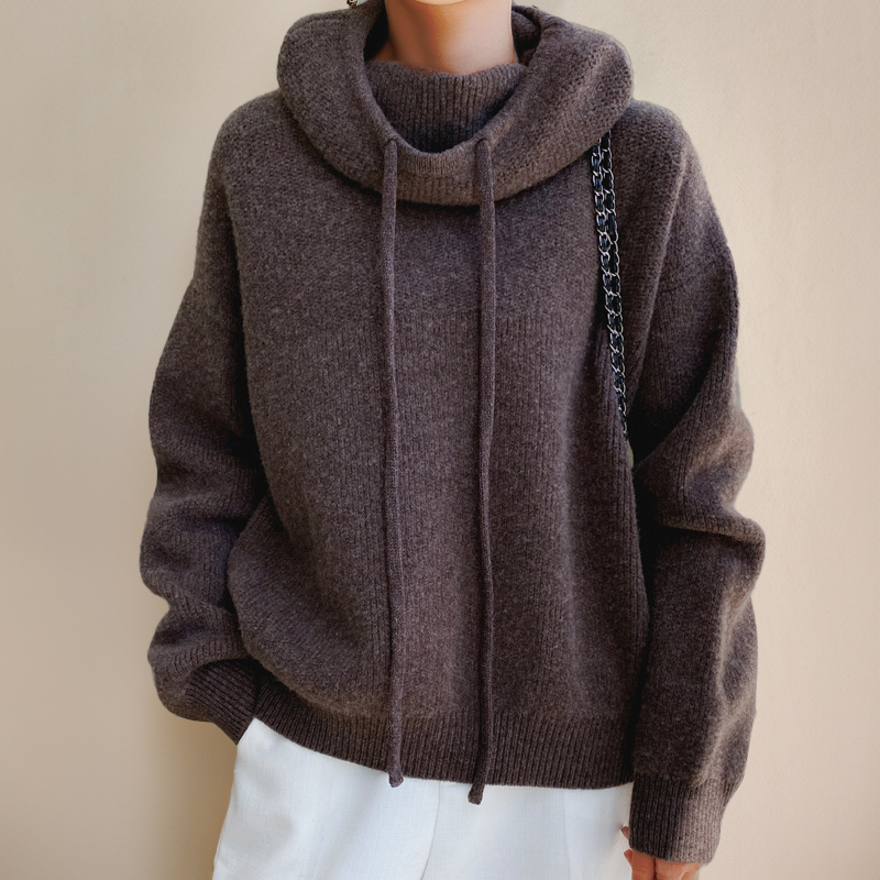 Sweat à Capuche Oversize Laine Femme - Confort Doux & Tendance