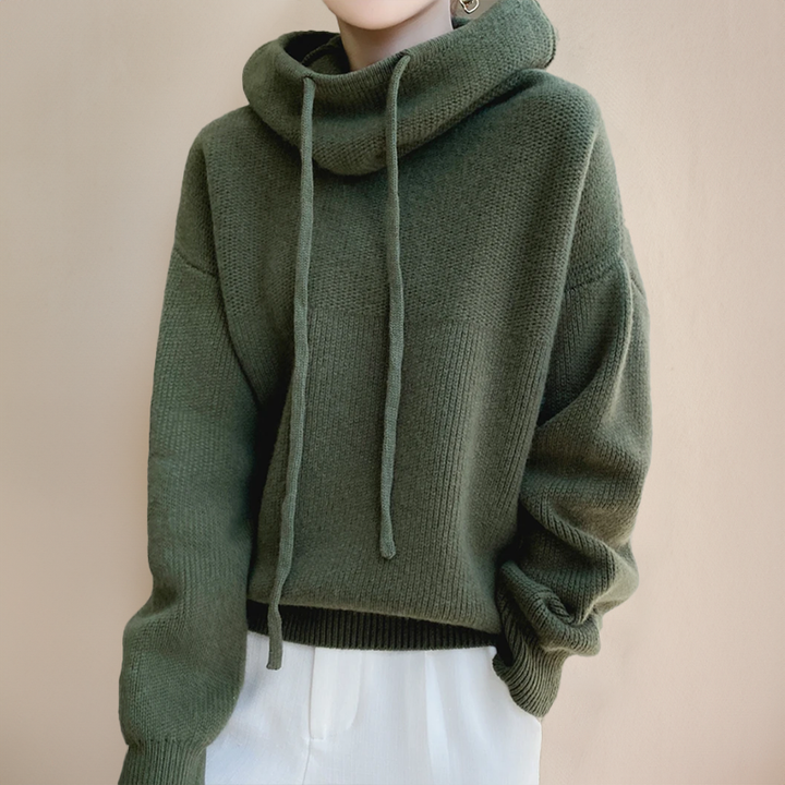 Sweat à Capuche Oversize Laine Femme - Confort Doux & Tendance