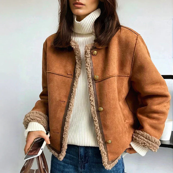 Veste Courte Effet Mouton : Chaleur Chic & Tendance