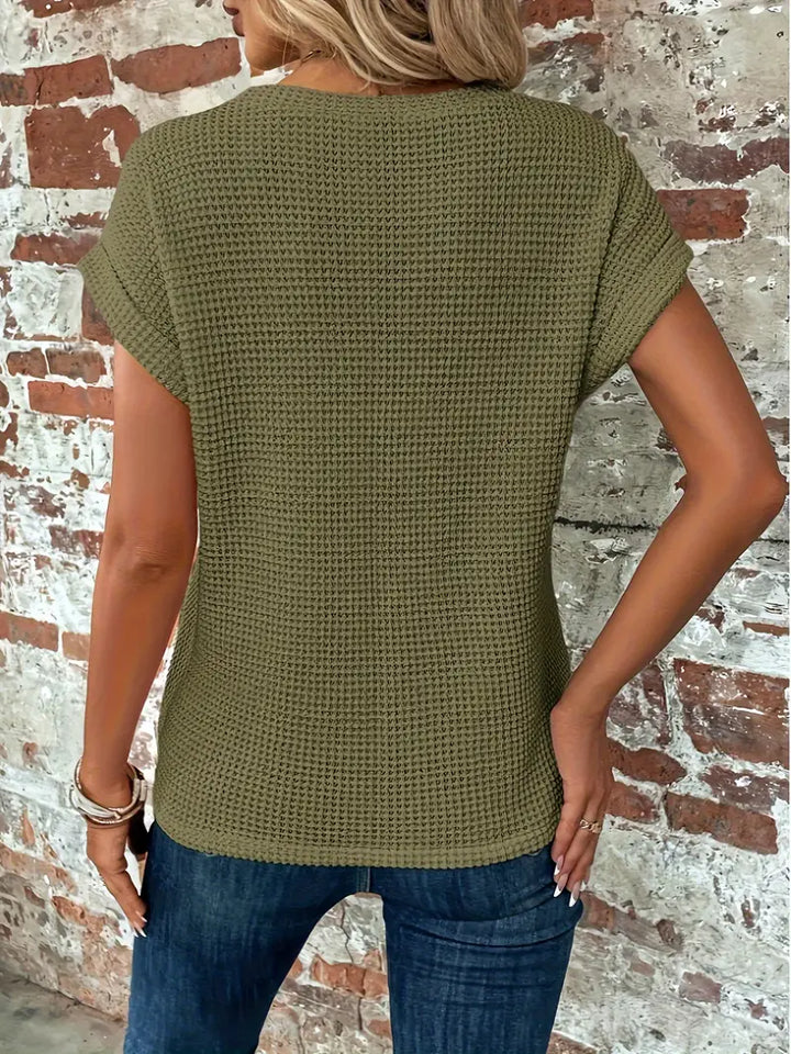 T-shirt Juliette Femme à Manches Courtes – Confort et Style