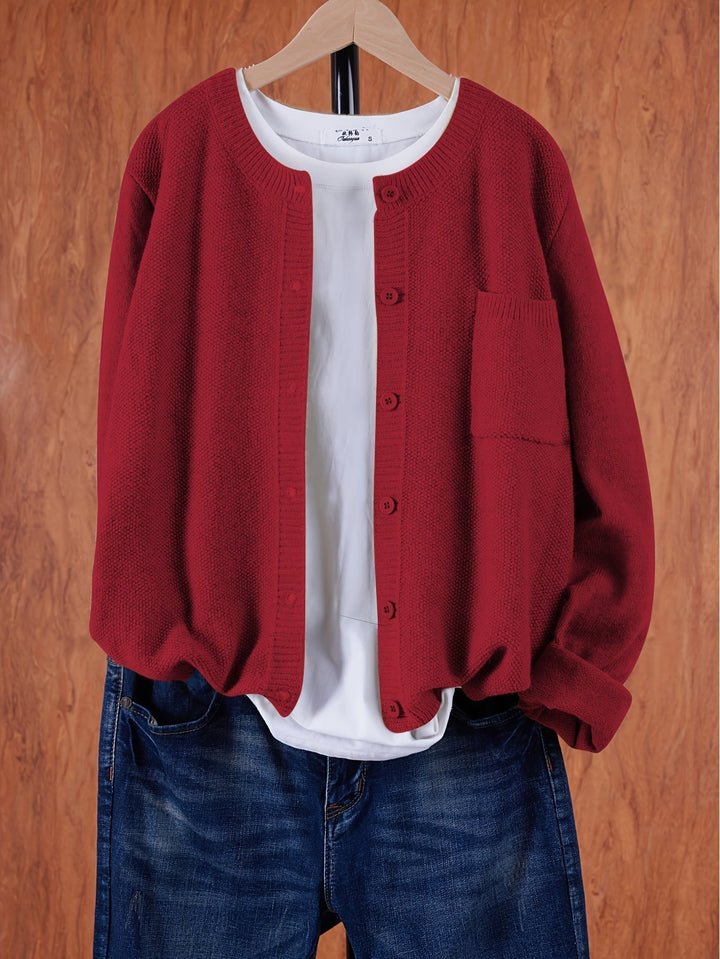 Cardigan Oversize Laine Mélangée | Doux & Tendance Automne