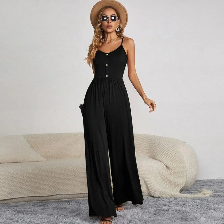 Combinaison Elena Femme à Pantalon Large Élégante et Confortable