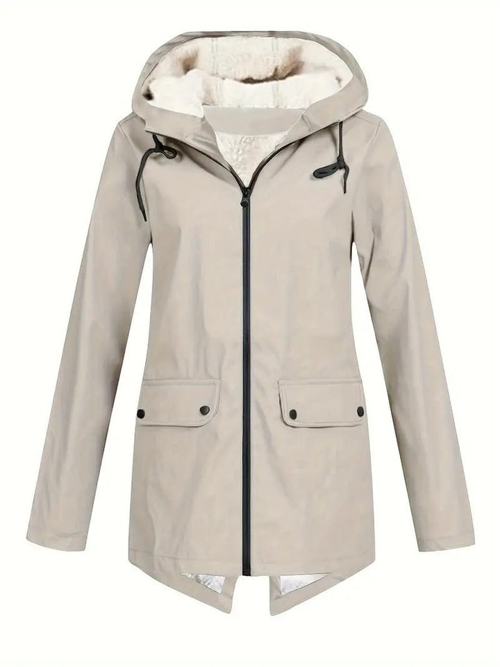 Parka Hiver Capuche Fourrure - Chaude Imperméable Style Fonctionnel
