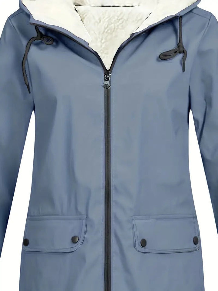 Parka Hiver Capuche Fourrure - Chaude Imperméable Style Fonctionnel