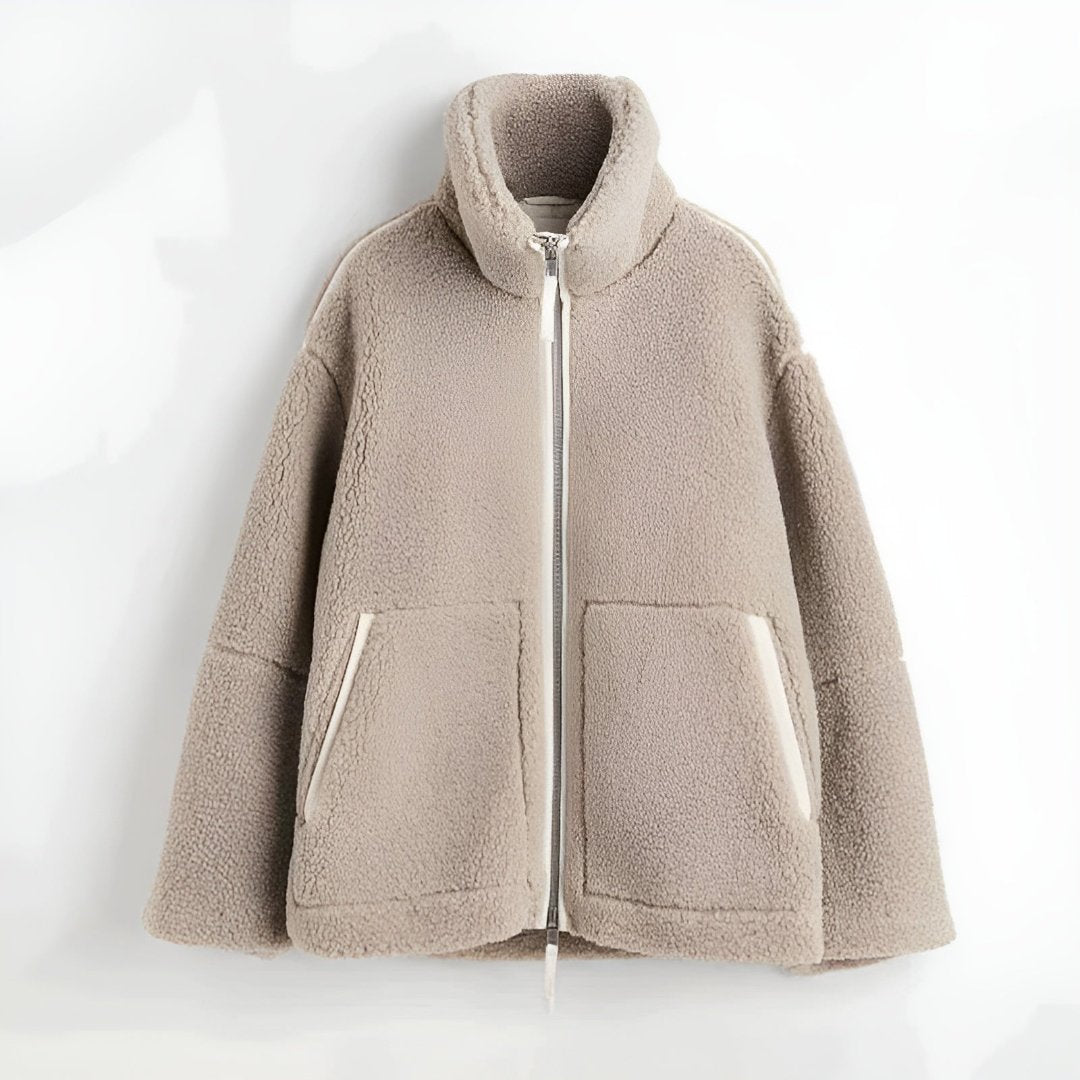 Veste Polaire Teddy Hiver | Douce Chaleureuse Femme