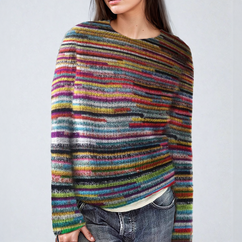 Pull Hiver Femme Motifs Bohèmes - Chaleur & Style Coloré
