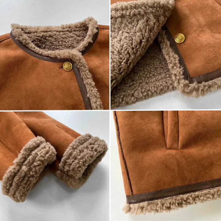 Veste Courte Effet Mouton : Chaleur Chic & Tendance