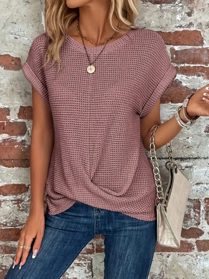 T-shirt Juliette Femme à Manches Courtes – Confort et Style