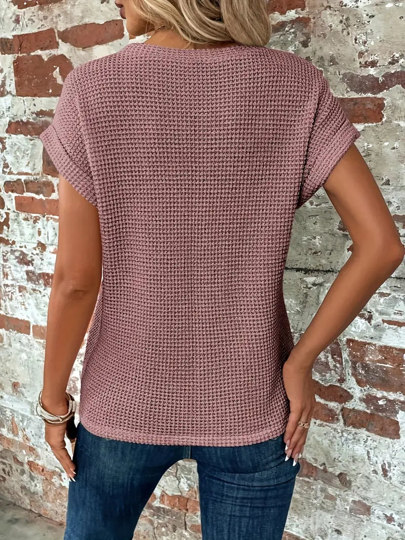 T-shirt Juliette Femme à Manches Courtes – Confort et Style