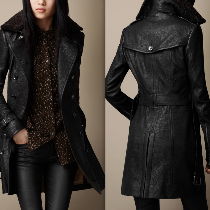 Manteau Long Similicuir : Élégance Chic Intemporelle