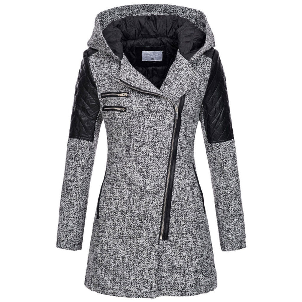 Manteau Asymétrique Chic : Style Moderne, Chaleur & Allure Unique