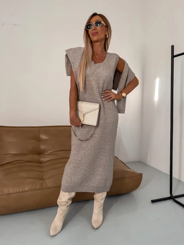 Ensemble Tricot Pull & Jupe : Chic Confort Hivernal