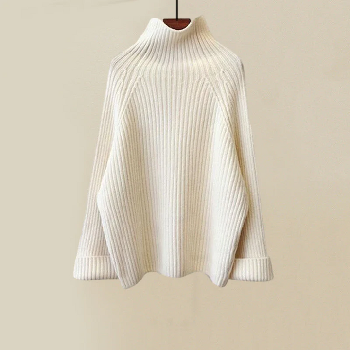 Ensemble Tricot Doudoune Crème Chic Hiver