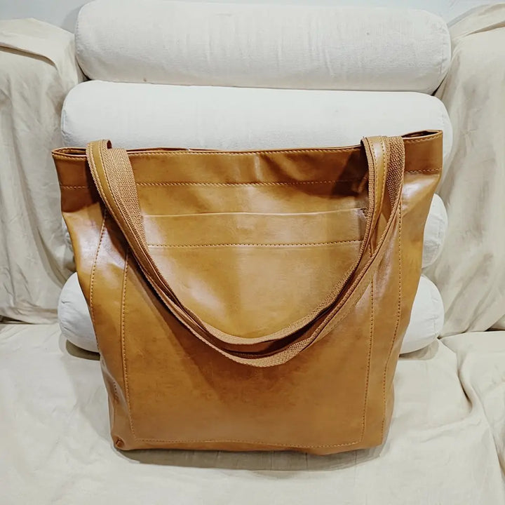 Sac Cabas Cuir Grand Élégant Business