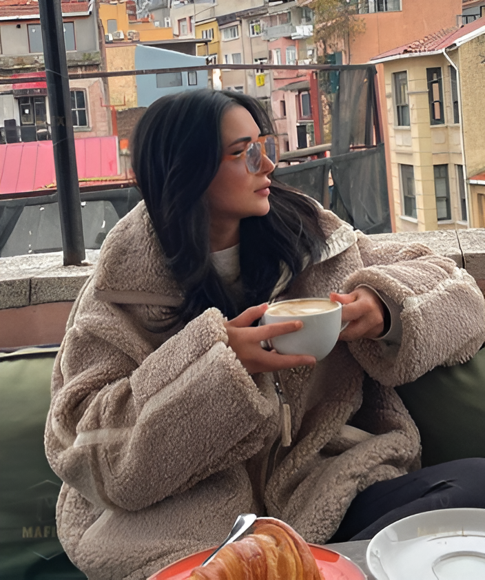 Veste Mouton Oversize Douce | Chaleur Cocooning & Style Tendance