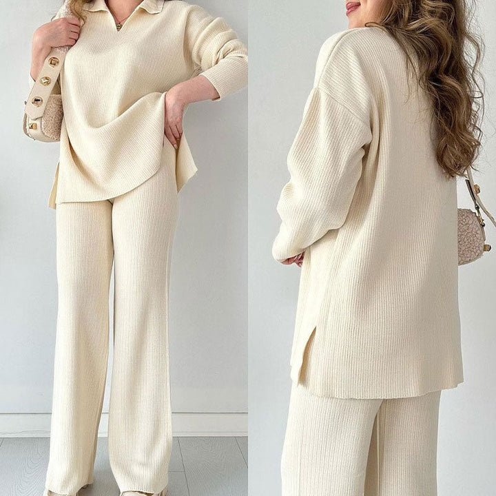 Ensemble Tricot Oversize Femme - Élégance Confortable Hiver