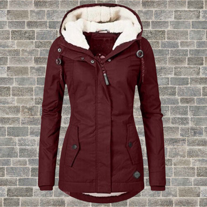 Veste Hiver Douceur & Chaleur : Capuche, Coupe Féminine