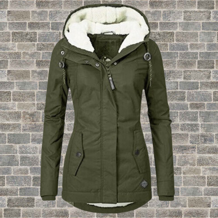 Veste Hiver Douceur & Chaleur : Capuche, Coupe Féminine