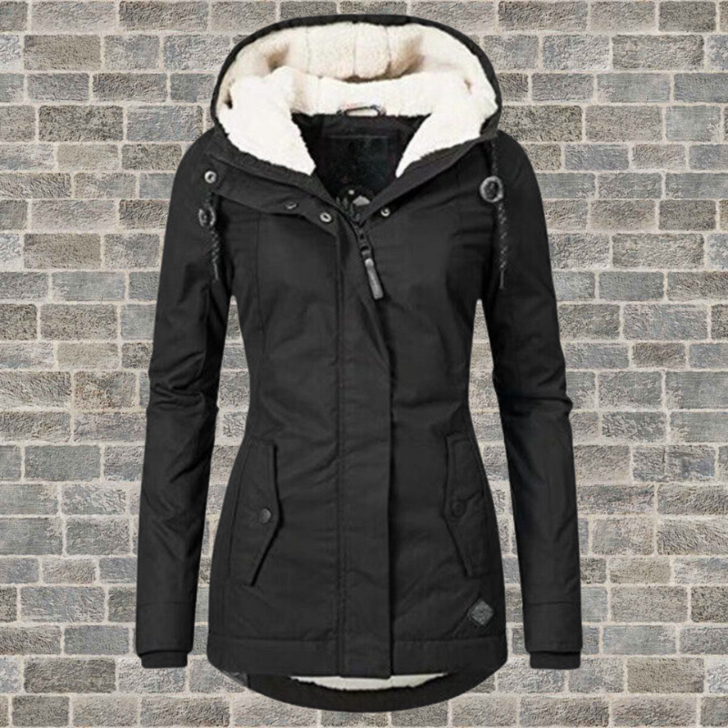Veste Hiver Douceur & Chaleur : Capuche, Coupe Féminine