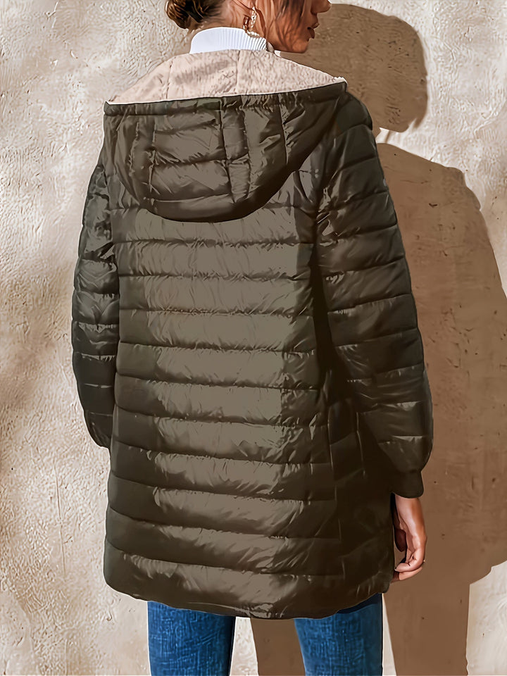 Doudoune Légère Capuche Femme - Confort Chaude & Élégante