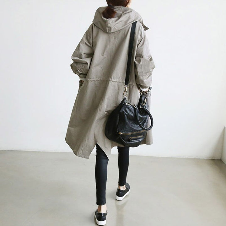 Manteau Long Oversize Mi-Saison - Élégant Décontracté Ample Confort