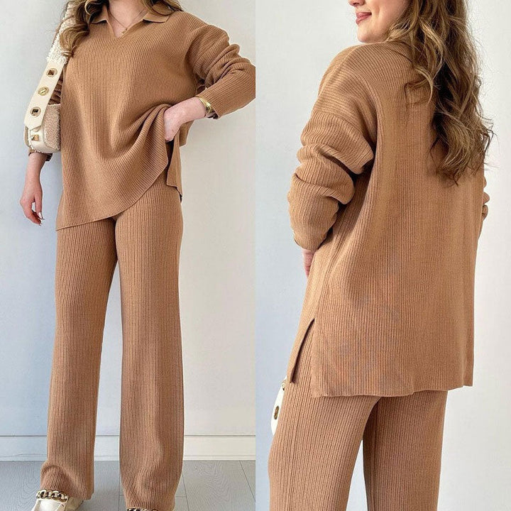 Ensemble Tricot Oversize Femme - Élégance Confortable Hiver