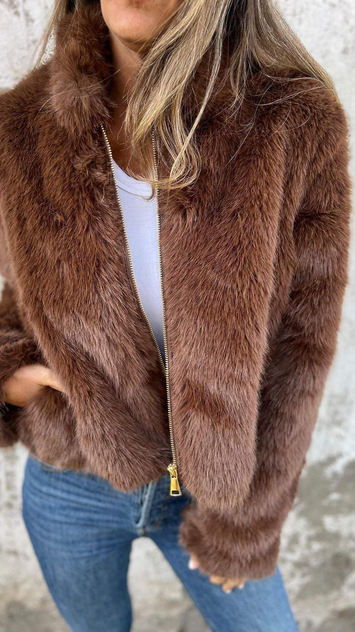 Veste Fausse Fourrure Douce : Luxe & Chaleur Hiver