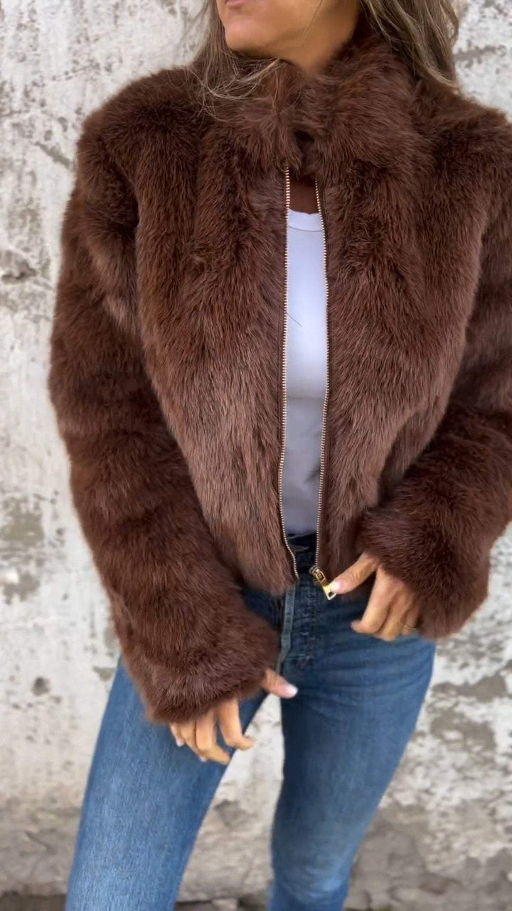 Veste Fausse Fourrure Douce : Luxe & Chaleur Hiver