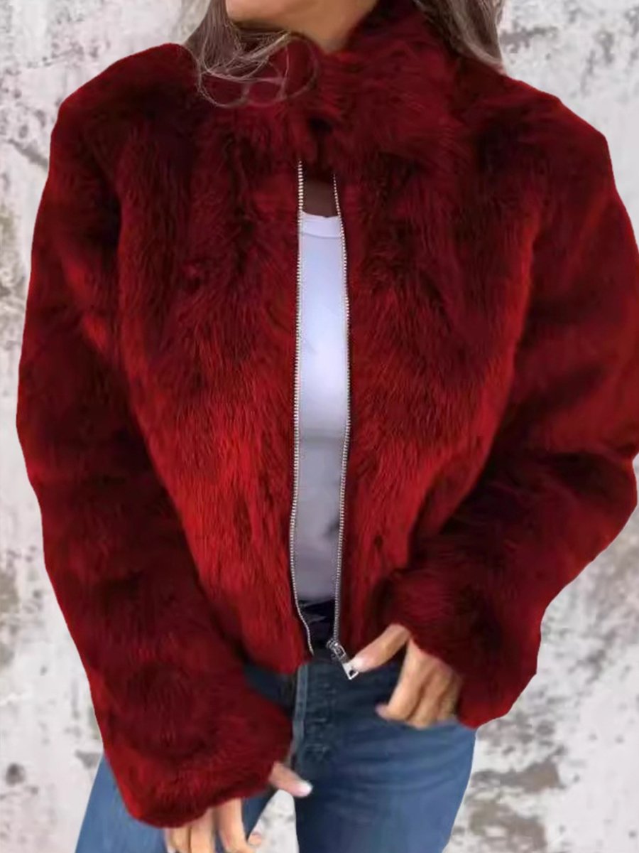 Veste Fausse Fourrure Douce : Luxe & Chaleur Hiver