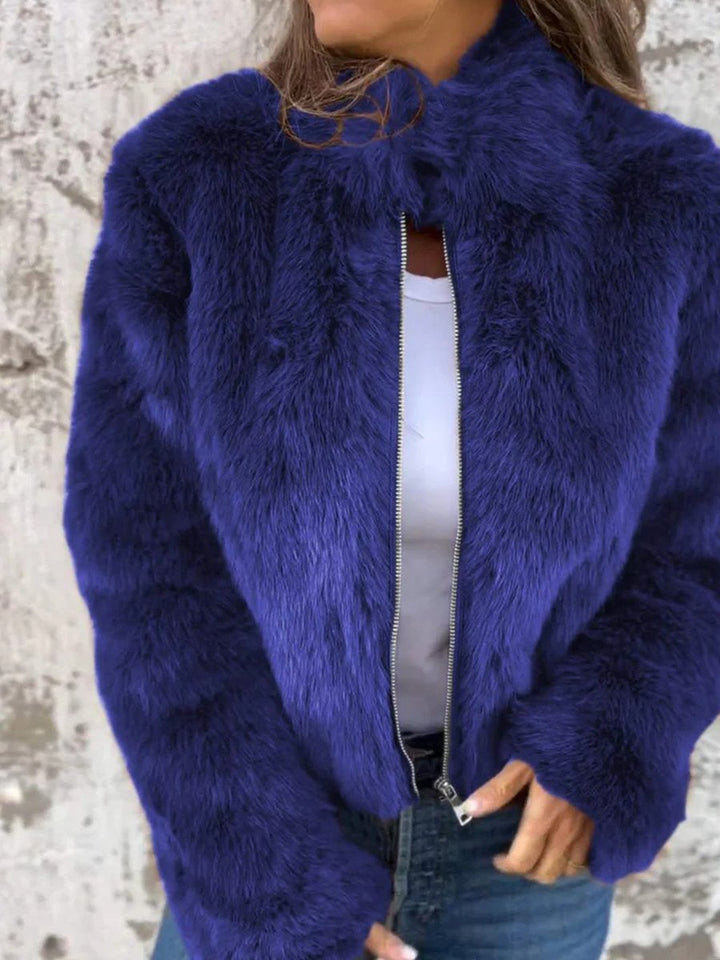 Veste Fausse Fourrure Douce : Luxe & Chaleur Hiver