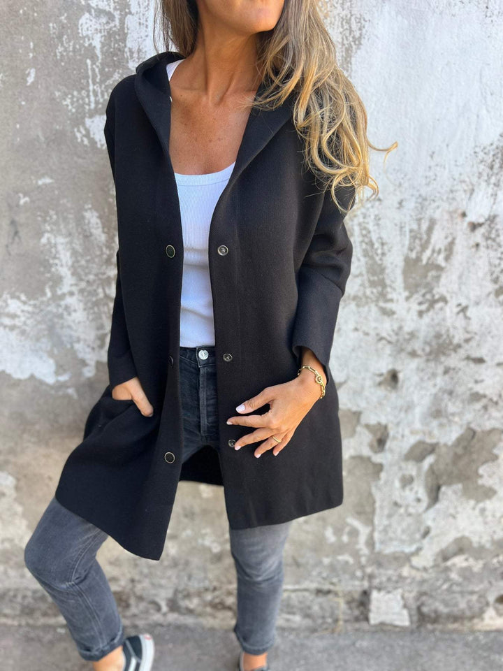 Manteau Long Capuche : Chaleur Douce & Style Élégant