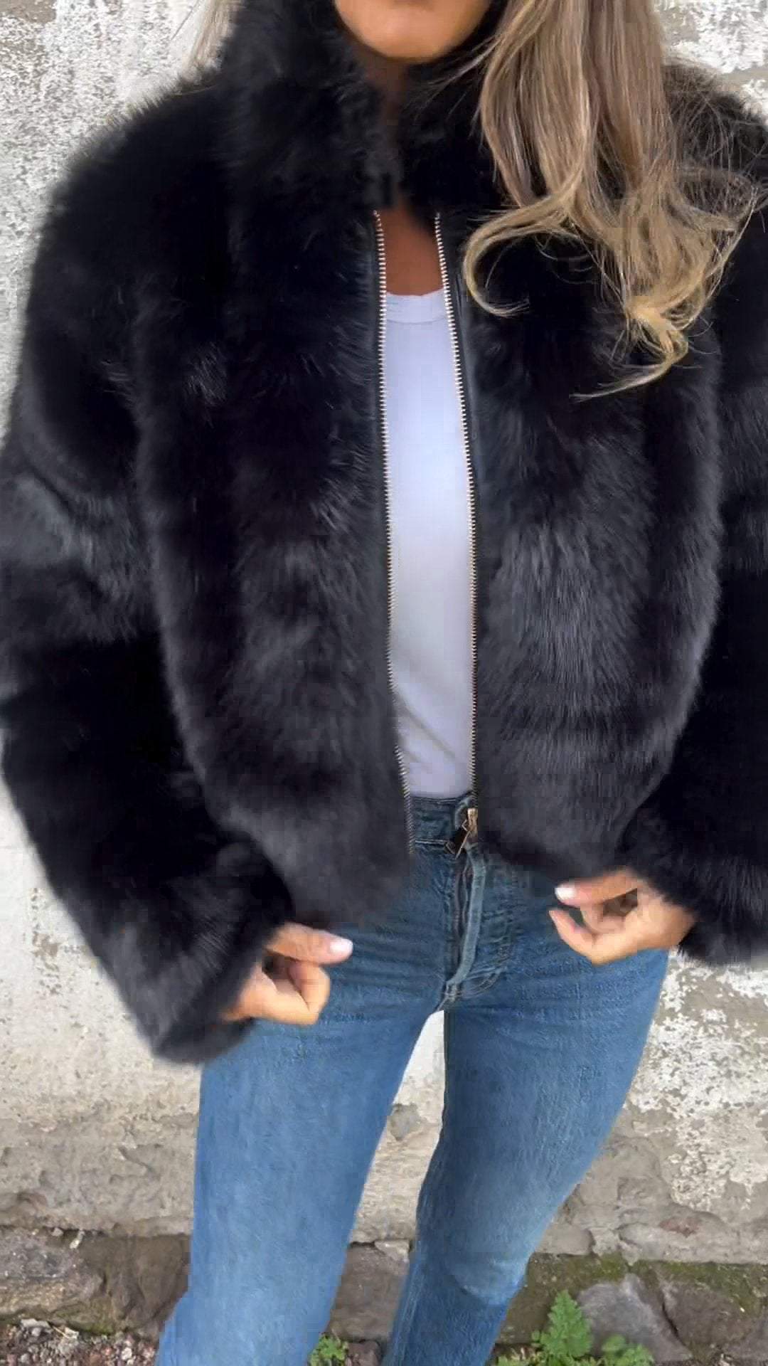 Veste Fausse Fourrure Douce : Luxe & Chaleur Hiver